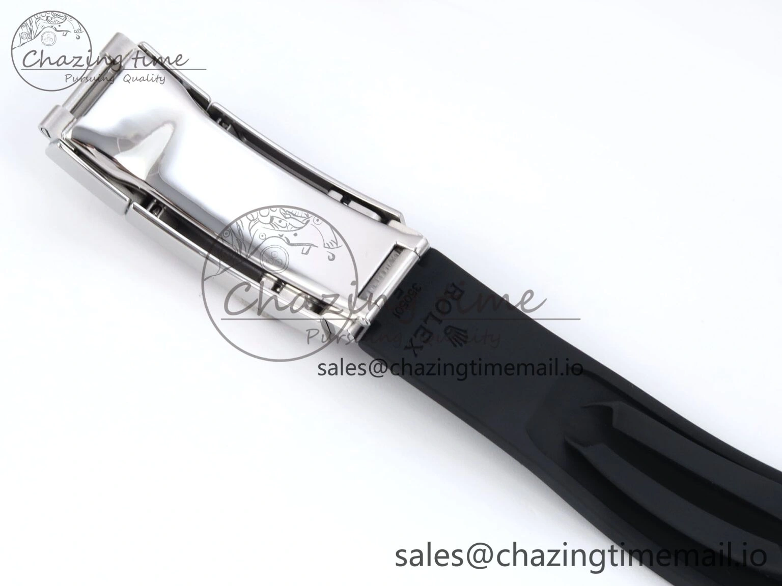 Daytona 126519LN SS Clean 1:1 Best Edition Black Diamonds Dial on Oysterflex Rubber Strap DD4131