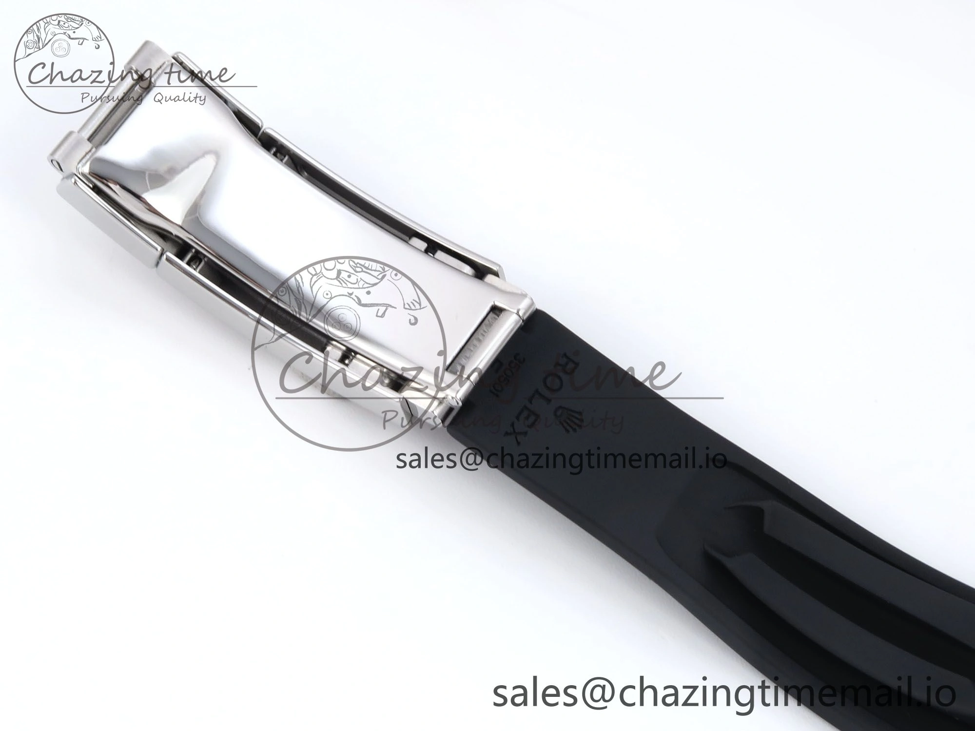 Daytona 126519LN SS Clean 1:1 Best Edition Black Diamonds Dial on Oysterflex Rubber Strap DD4131