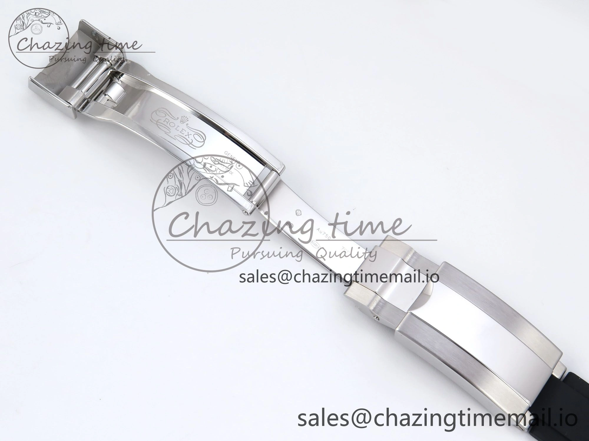 Daytona 126519LN SS Clean 1:1 Best Edition Black Diamonds Dial on Oysterflex Rubber Strap DD4131