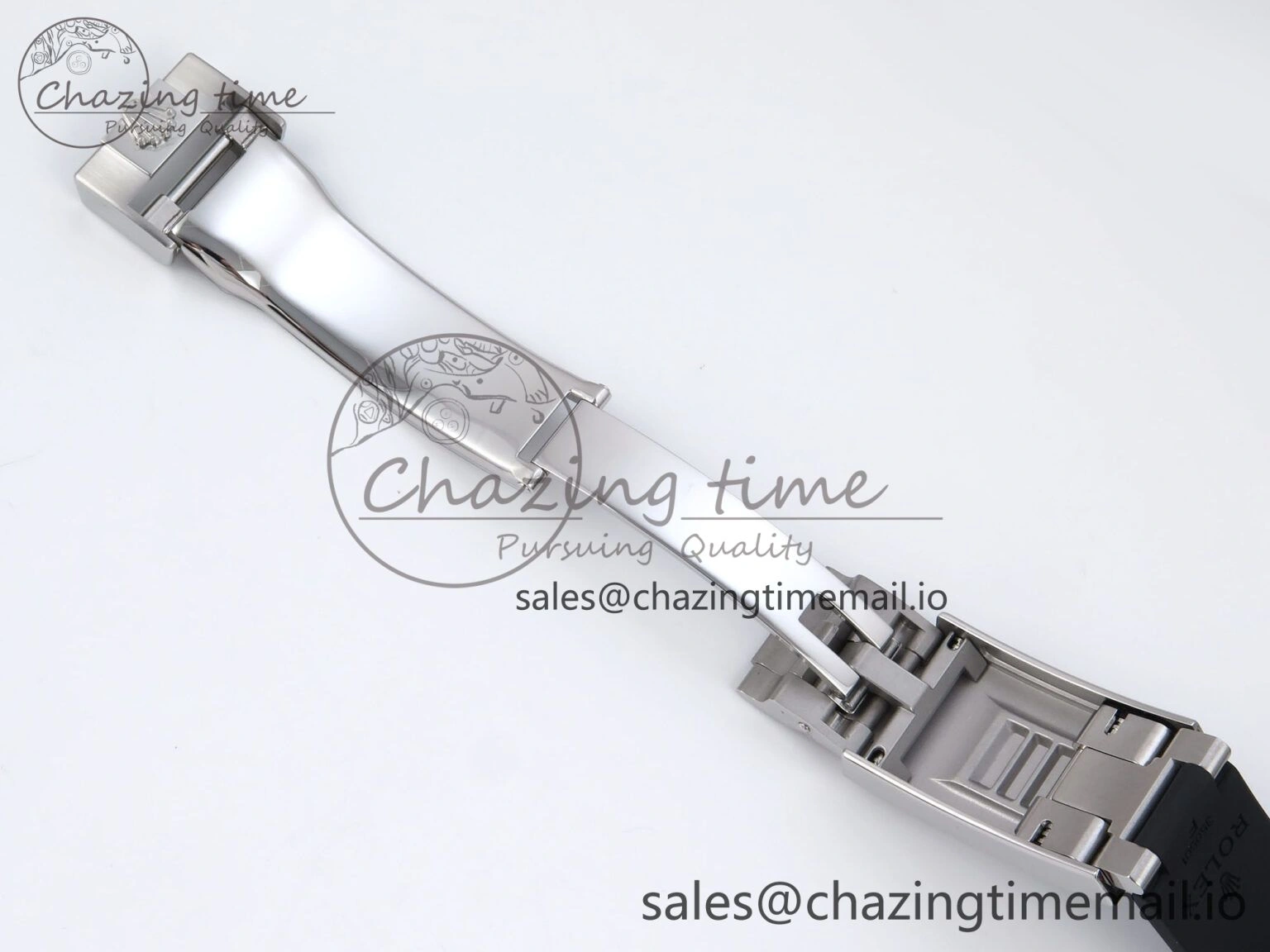 Daytona 126519LN SS Clean 1:1 Best Edition Black Diamonds Dial on Oysterflex Rubber Strap DD4131