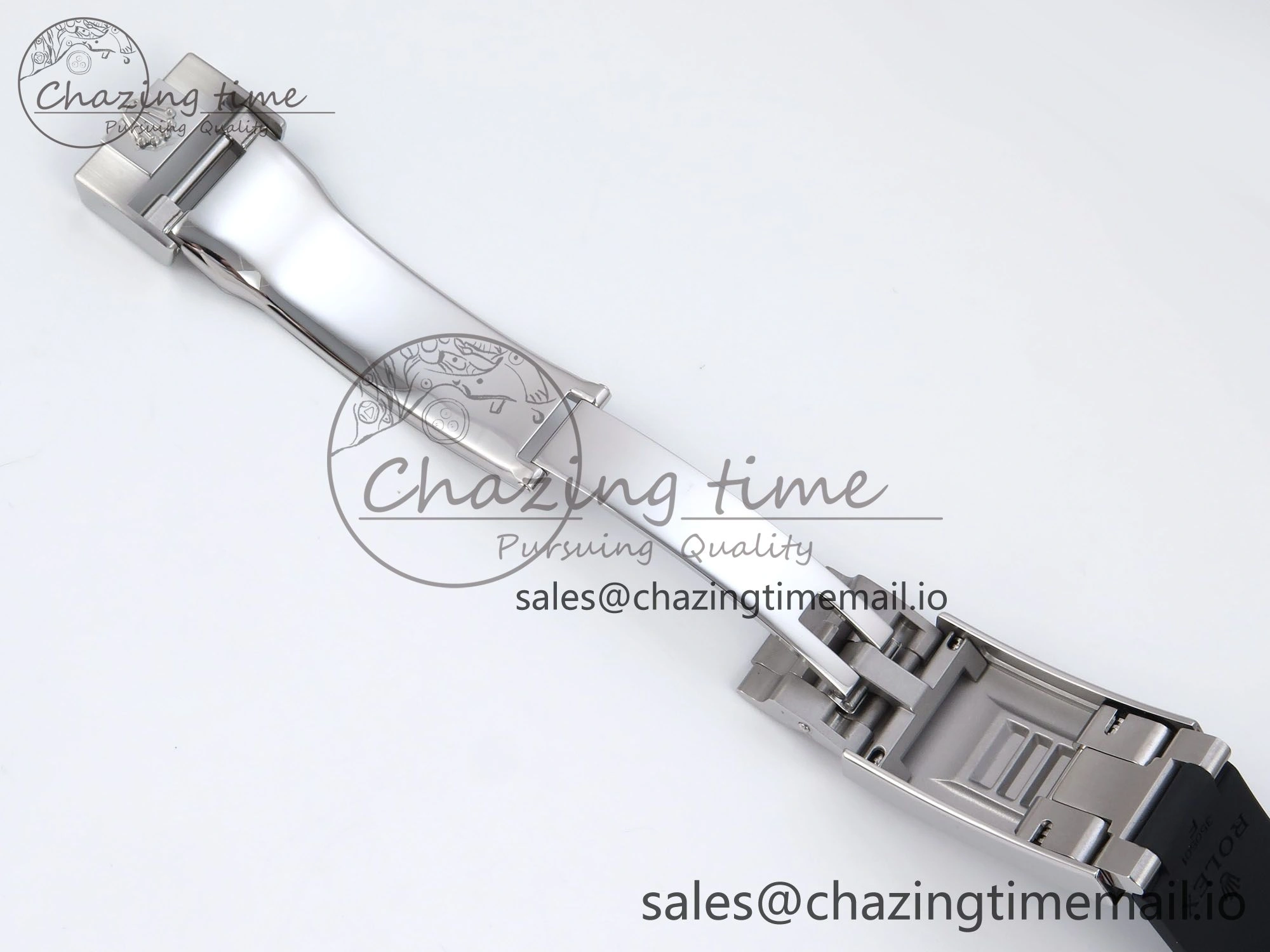 Daytona 126519LN SS Clean 1:1 Best Edition Black Diamonds Dial on Oysterflex Rubber Strap DD4131