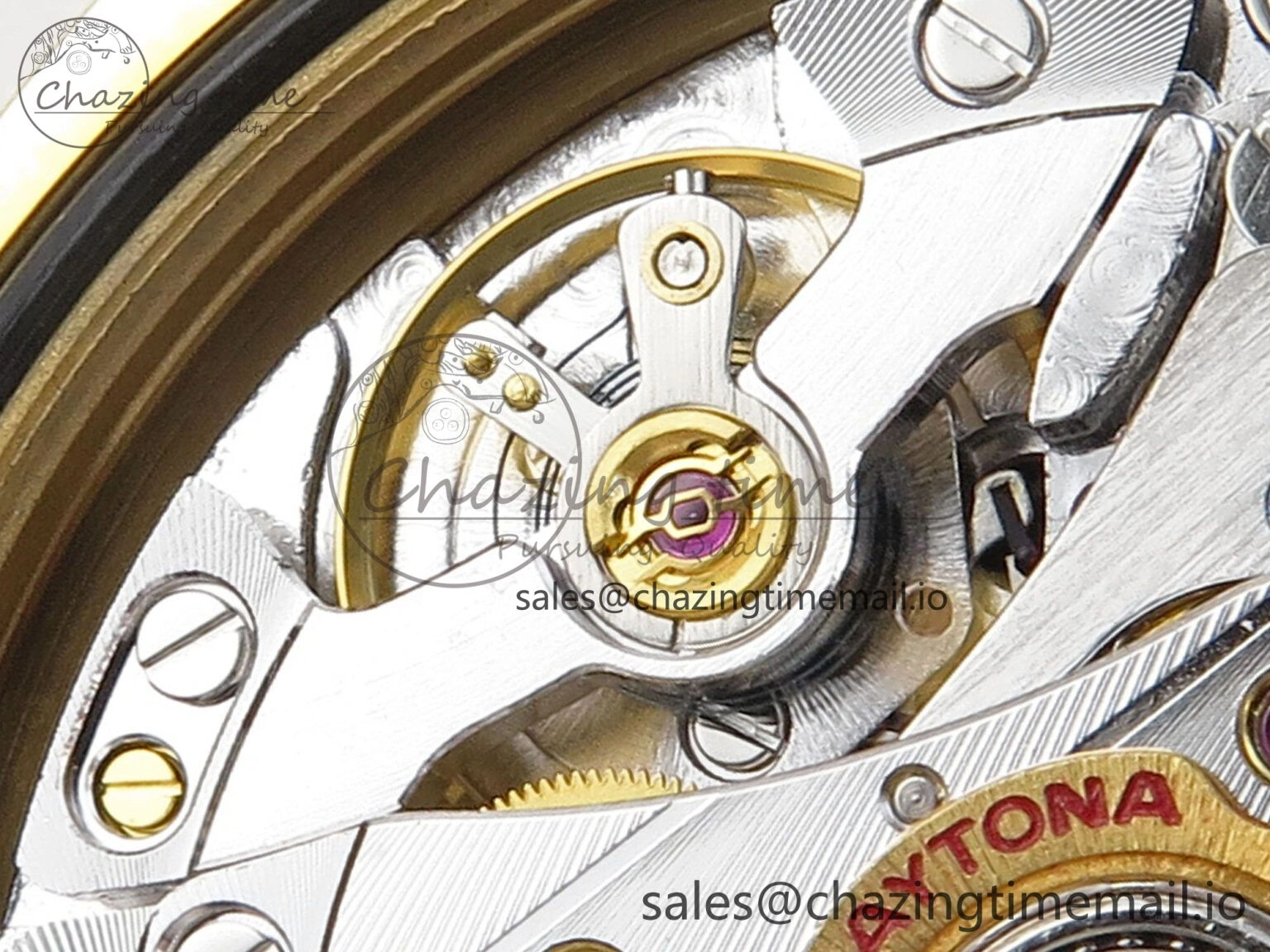 Daytona 126528 QF 1:1 Best Edition Black Dial Steel 904L on YG Bracelet V8 QF4132
