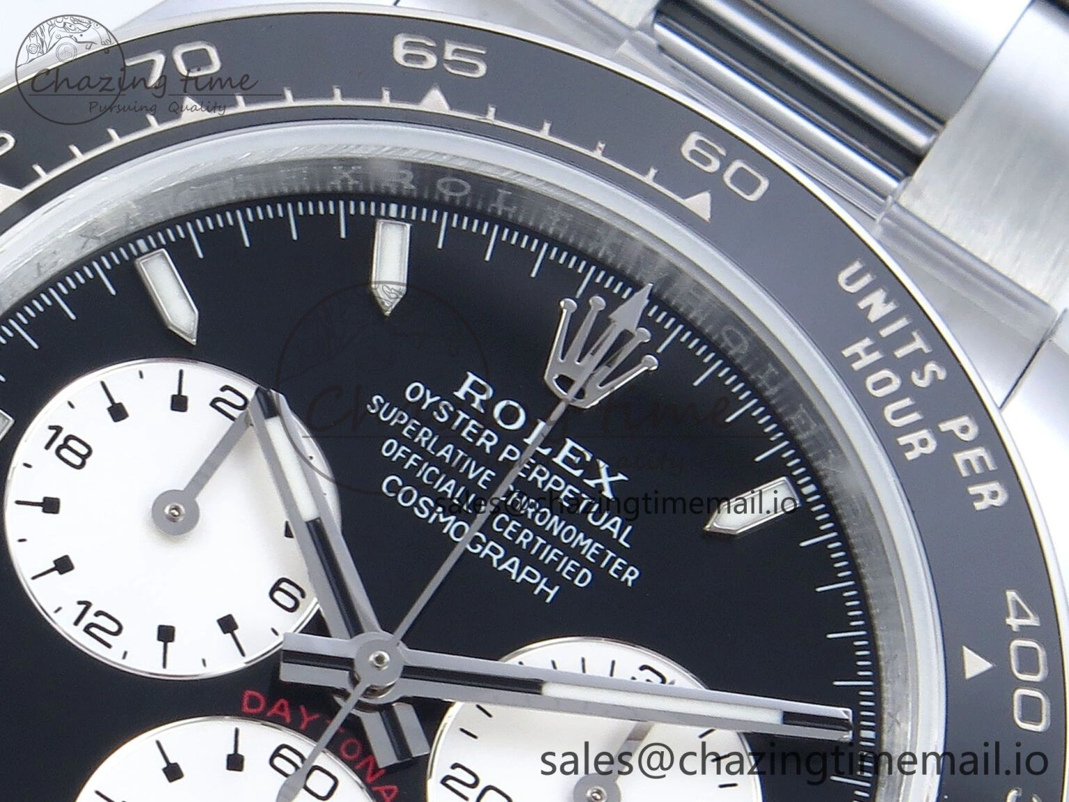 Daytona 126529 QF 1:1 Best Edition Black Dial Steel 904L on SS Bracelet V8 QF4132