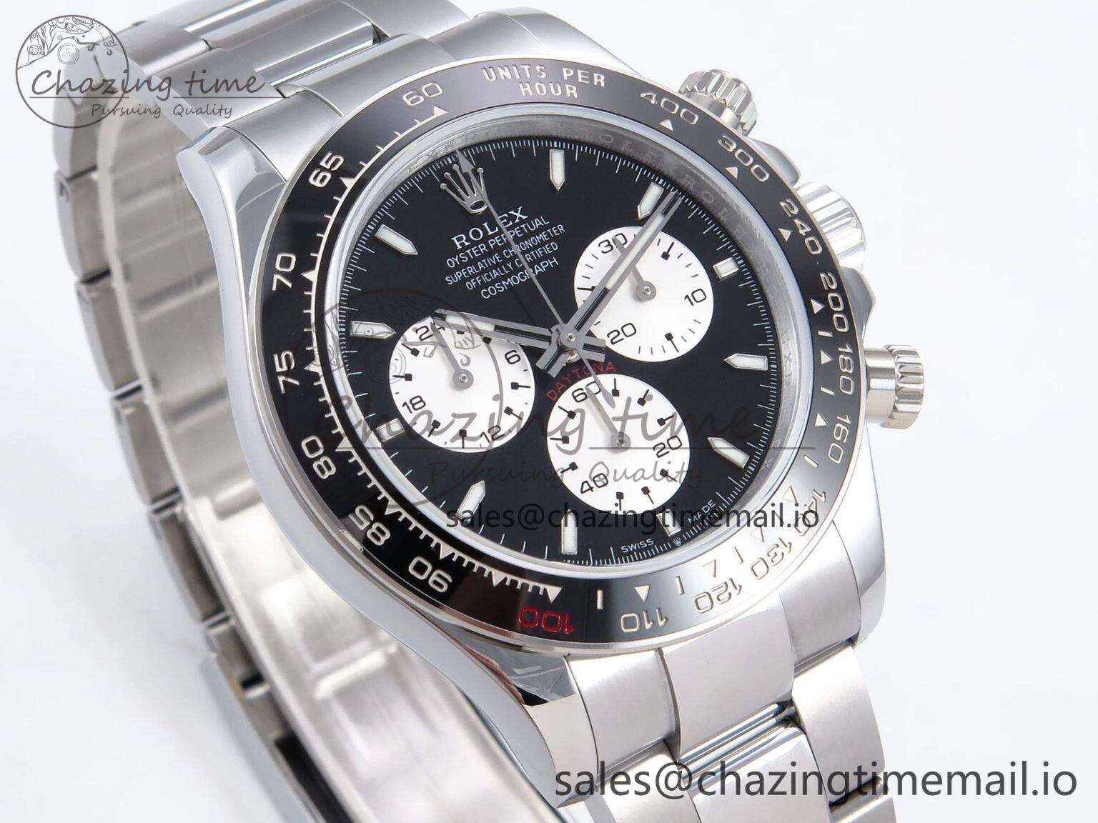 Daytona 126529LN Le Mans QF 1:1 Best Edition on SS Bracelet SH4132 V6 (Gain Weight）