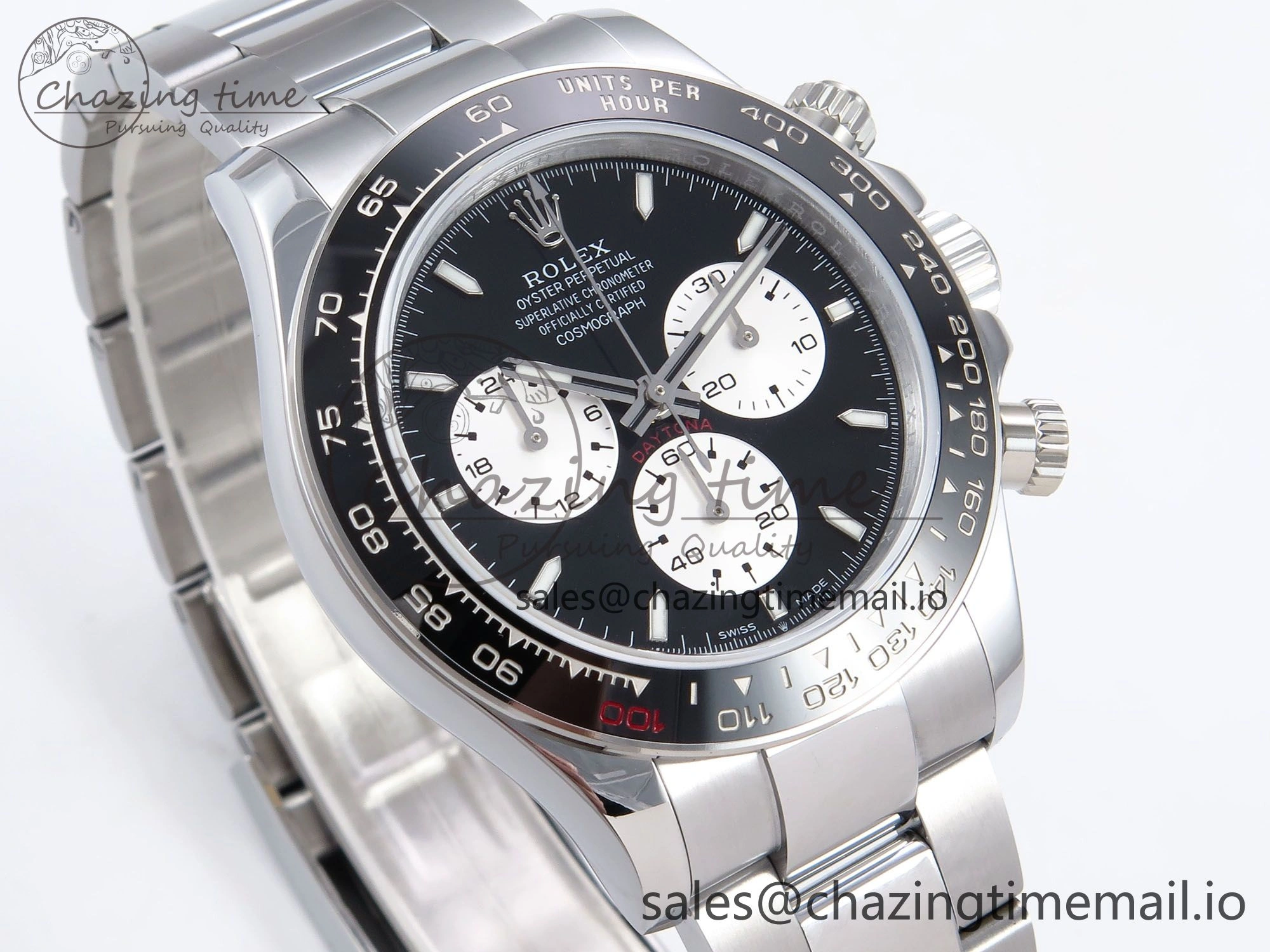 Daytona 126529LN Le Mans QF 1:1 Best Edition on SS Bracelet SH4132 V6 (Gain Weight）