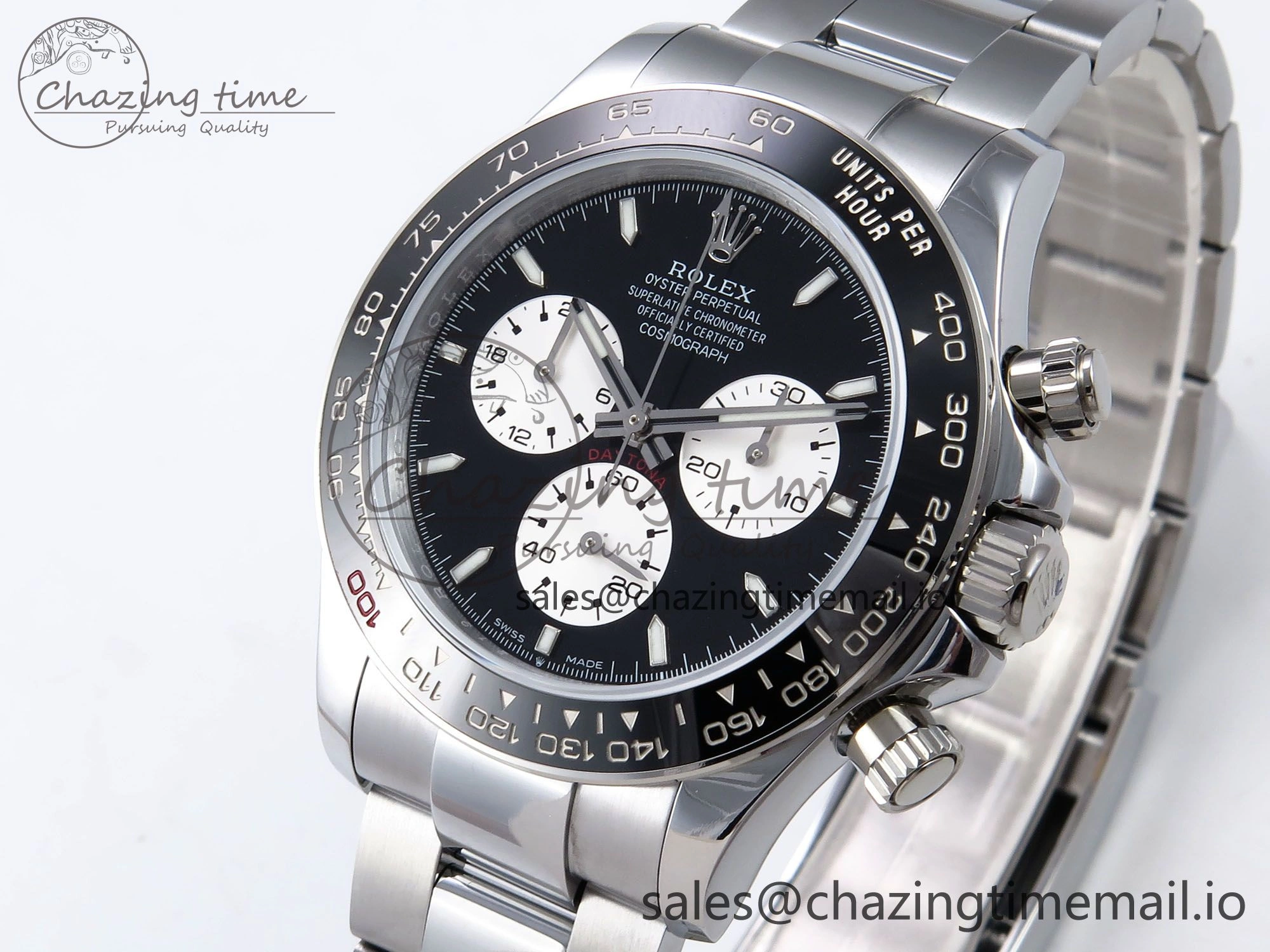 Daytona 126529LN Le Mans QF 1:1 Best Edition on SS Bracelet SH4132 V6 (Gain Weight）