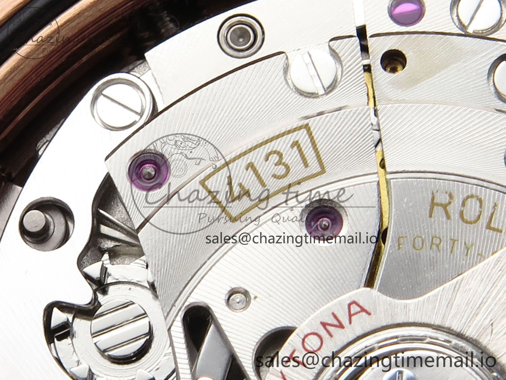 Daytona 126535TBR EWEF 1:1 Best Edition 904L Steel RG Crystal Dial Diamonds Bezel on Black Rubber Strap SH4131