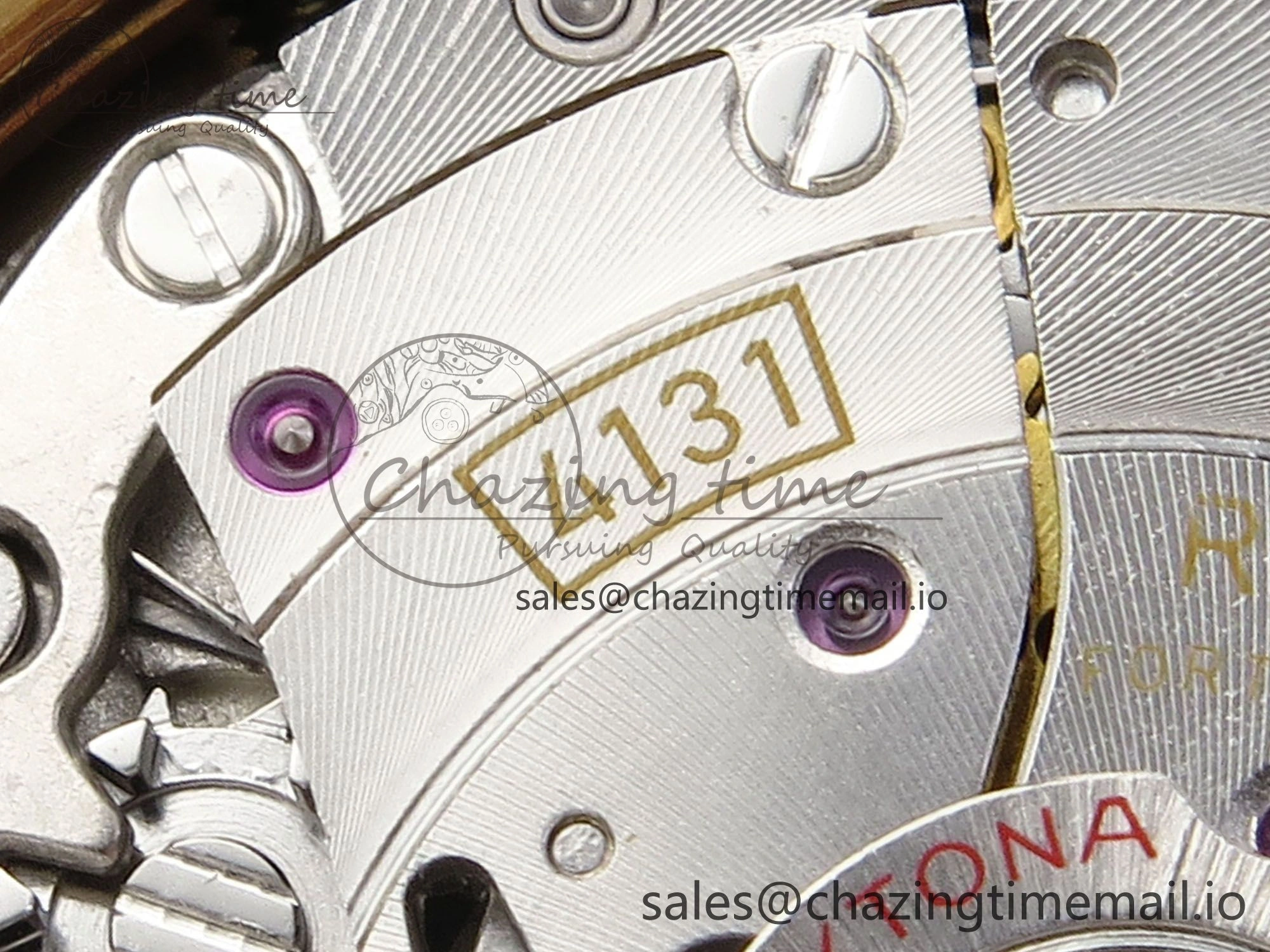 Daytona 126538TBR EWEF 1:1 Best Edition 904L Steel YG Crystal Dial Diamonds Bezel on Black Rubber Strap SH4131