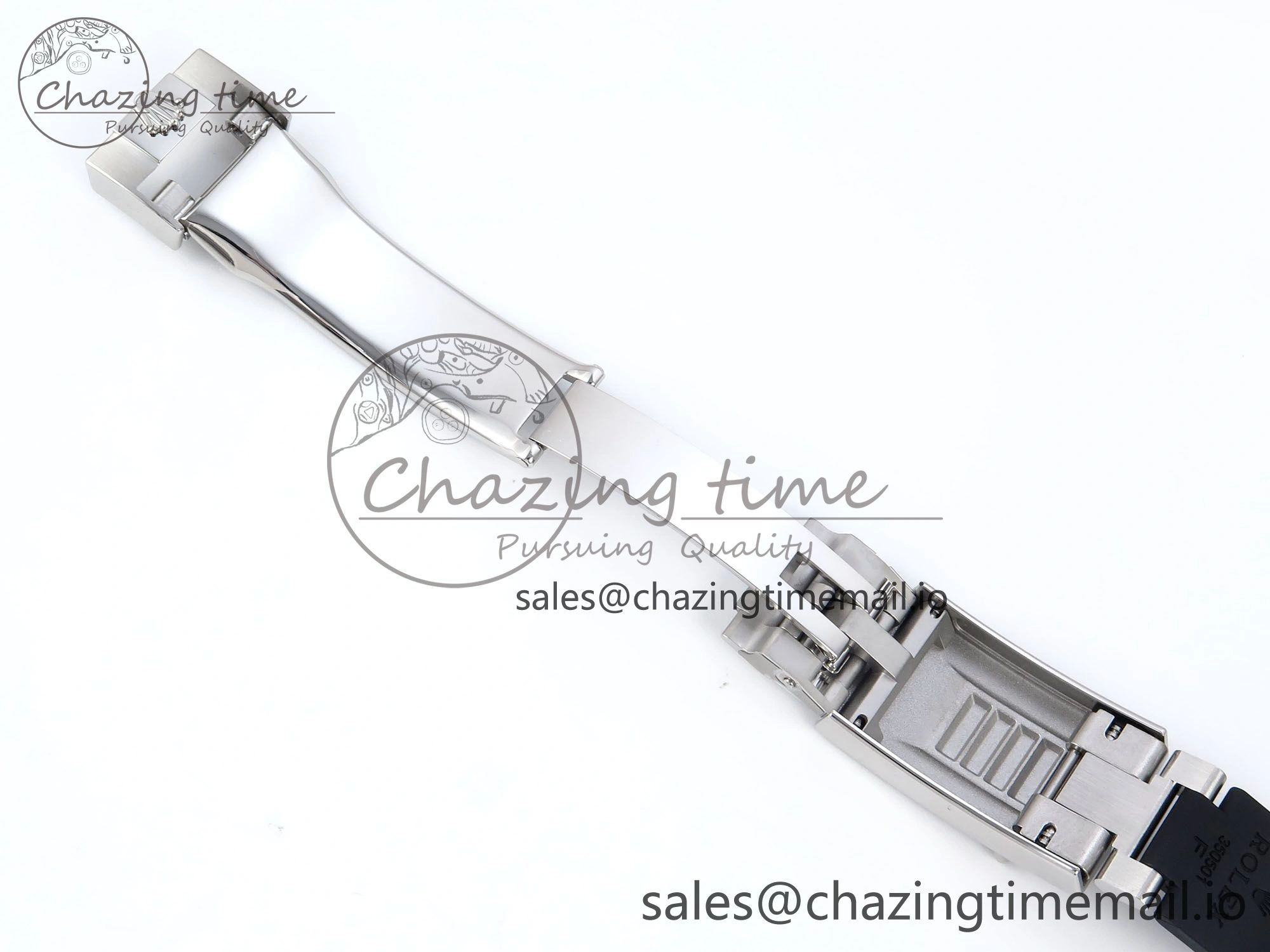 Daytona 126539TBR EWEF 1:1 Best Edition 904L Steel Gray Crystal Dial Diamonds Bezel on Black Rubber Strap SH4131