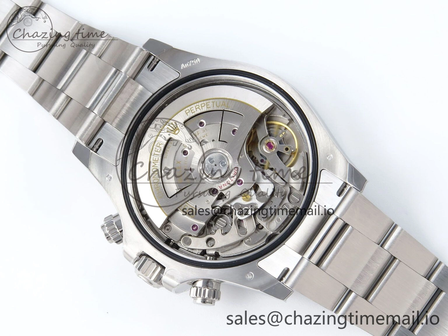 Daytona 126579RBR EWEF 1:1 Best Edition 904L Steel Gray MOP Dial Diamonds Bezel on SS Bracelet SH4131