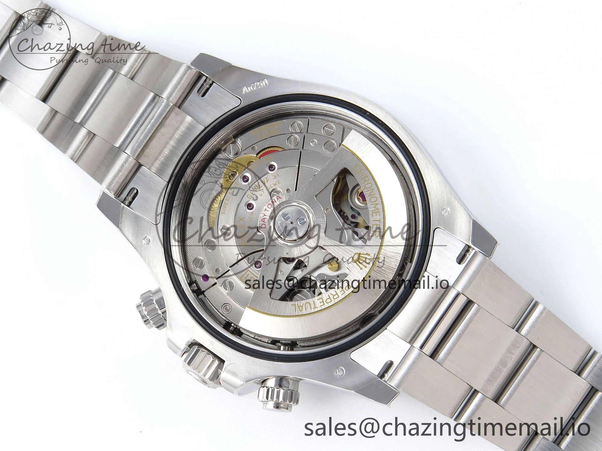 Daytona 126579RBR EWEF 1:1 Best Edition 904L Steel Gray MOP Dial Diamonds Bezel on SS Bracelet SH4131