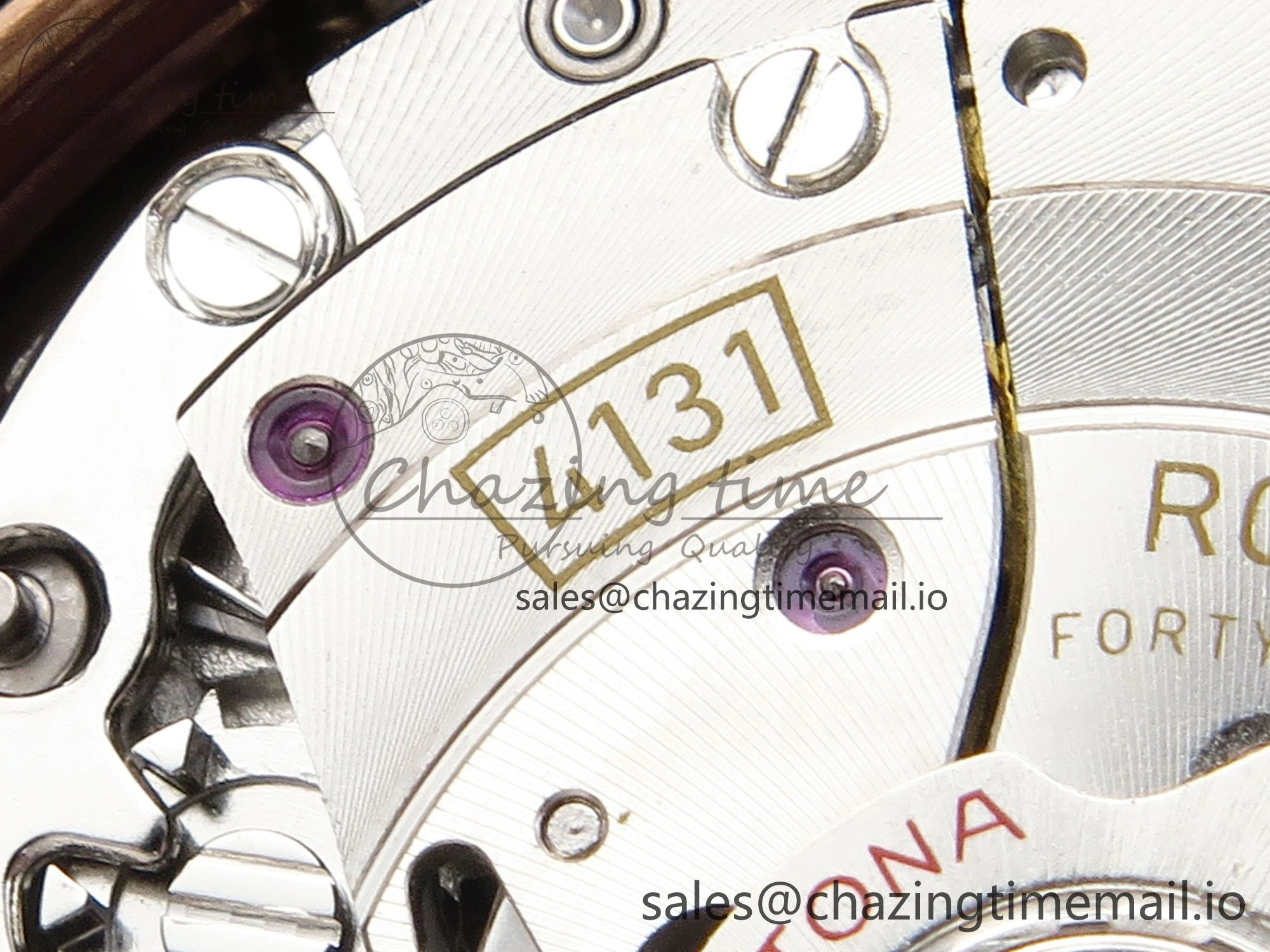 Daytona 126595TBR EWEF 1:1 Best Edition 904L Steel RG Crystal Dial Diamonds Bezel on RG Bracelet SH4131