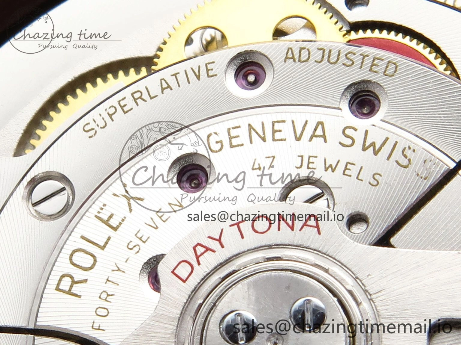 Daytona 126595TBR EWEF 1:1 Best Edition 904L Steel RG Crystal Dial Diamonds Bezel on RG Bracelet SH4131