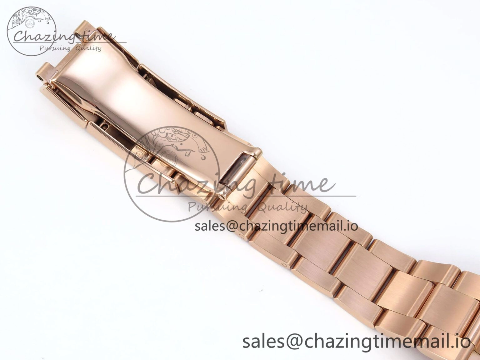 Daytona 126595TBR EWEF 1:1 Best Edition 904L Steel RG Crystal Dial Diamonds Bezel on RG Bracelet SH4131