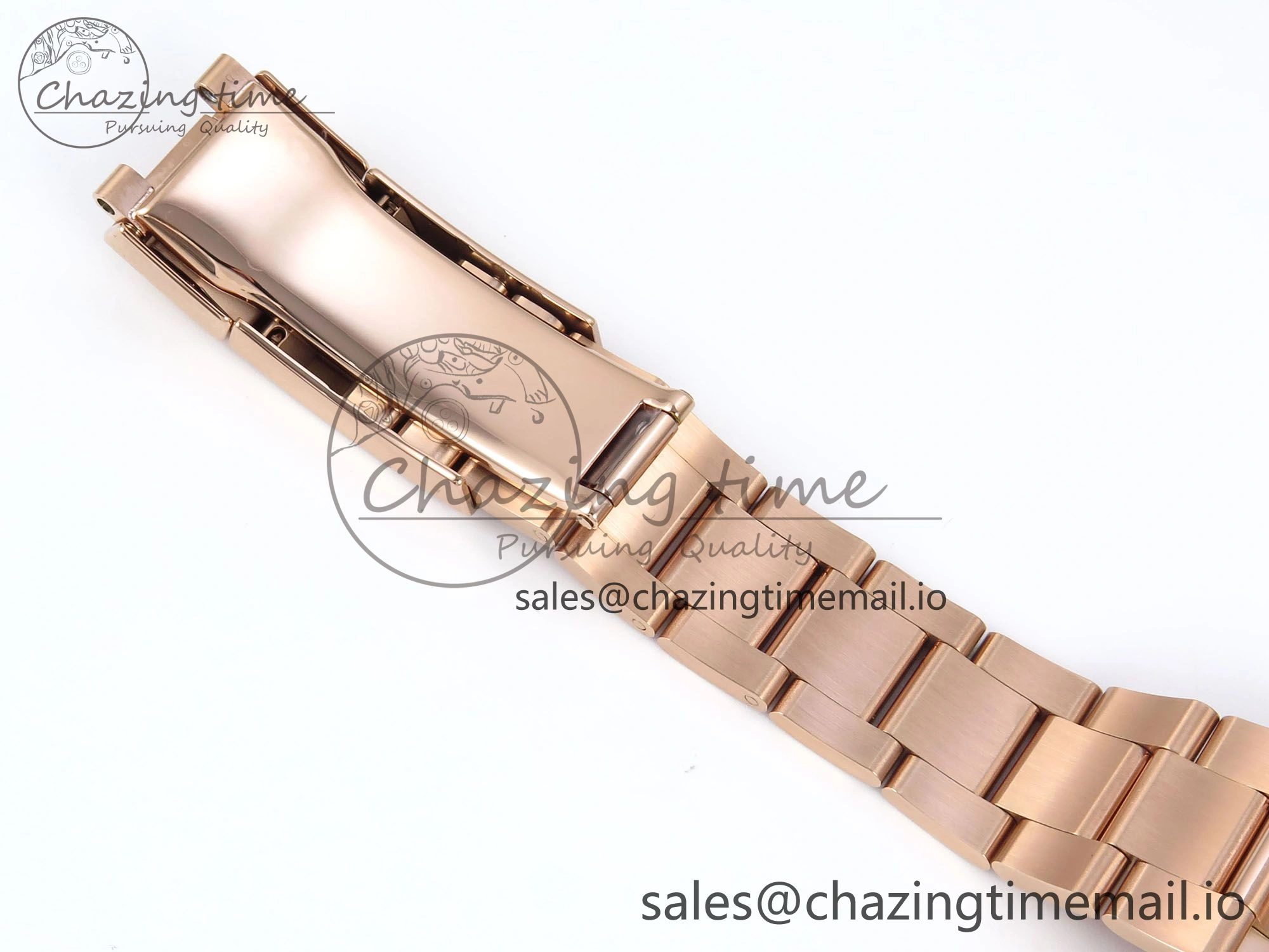 Daytona 126595TBR EWEF 1:1 Best Edition 904L Steel RG Crystal Dial Diamonds Bezel on RG Bracelet SH4131