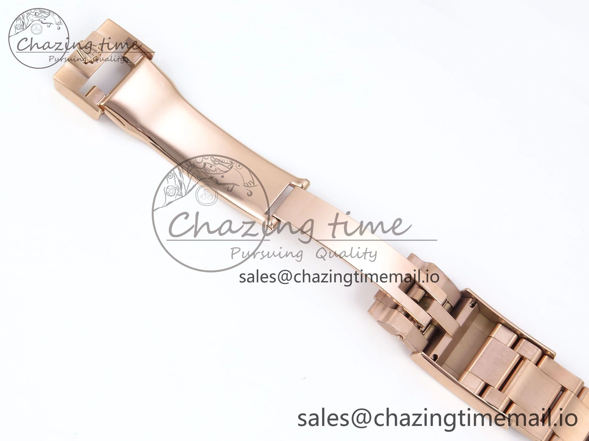 Daytona 126595TBR EWEF 1:1 Best Edition 904L Steel RG Crystal Dial Diamonds Bezel on RG Bracelet SH4131
