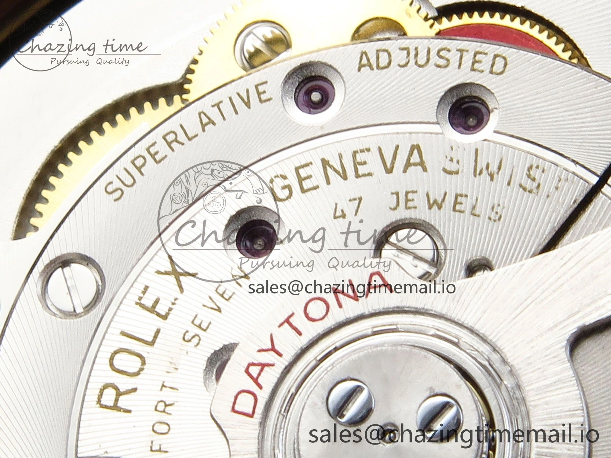Daytona 126598TBR EWEF 1:1 Best Edition 904L Steel YG Crystal Dial Diamonds Bezel on YG Bracelet SH4131