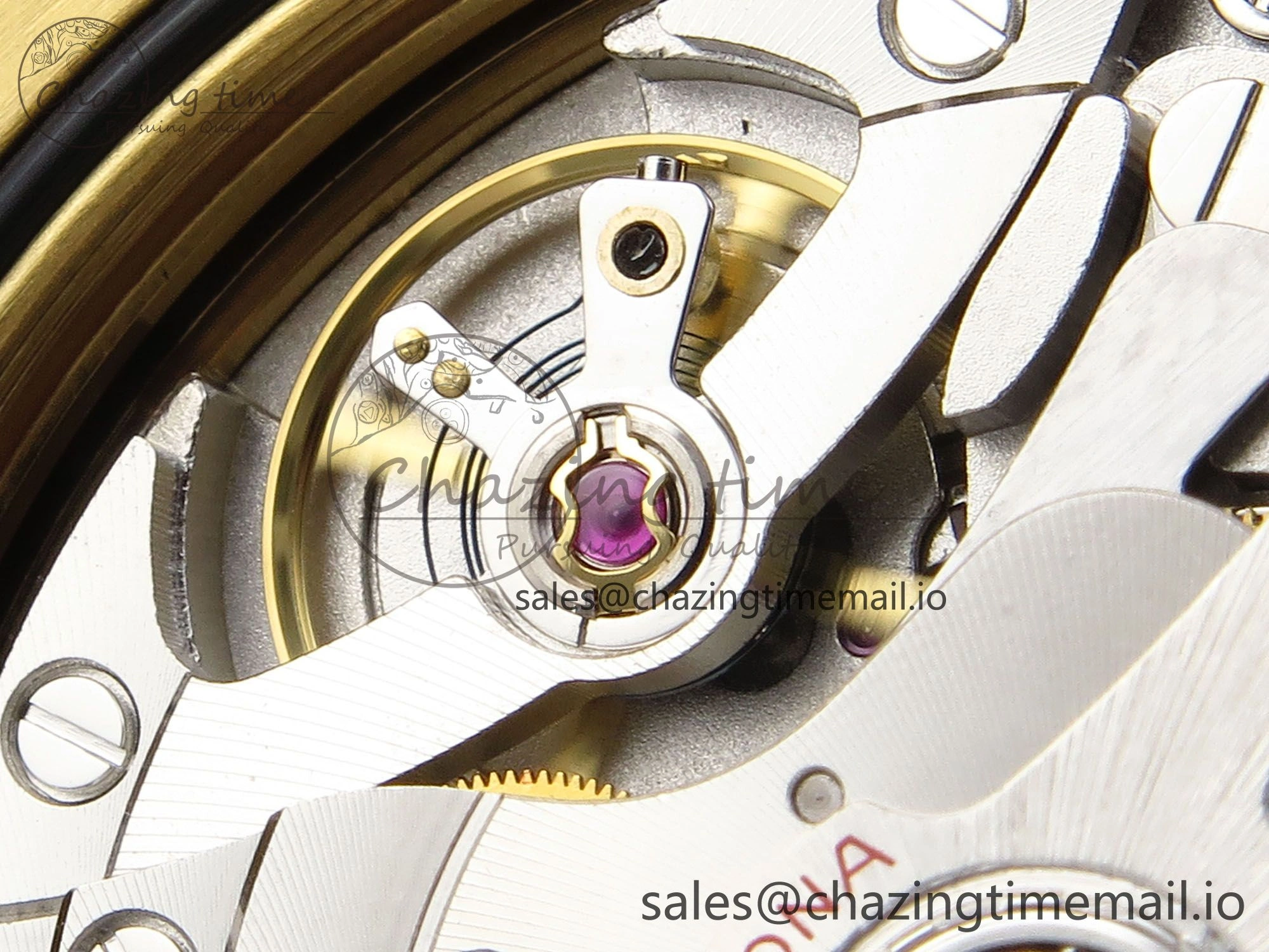Daytona 126598TBR EWEF 1:1 Best Edition 904L Steel YG Crystal Dial Diamonds Bezel on YG Bracelet SH4131