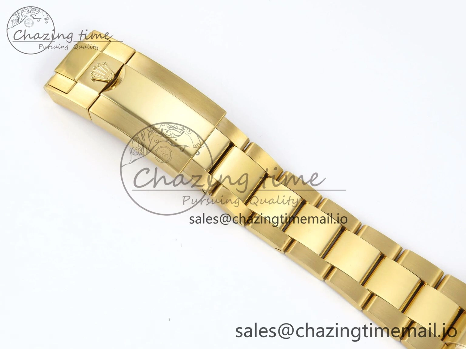 Daytona 126598TBR EWEF 1:1 Best Edition 904L Steel YG Crystal Dial Diamonds Bezel on YG Bracelet SH4131