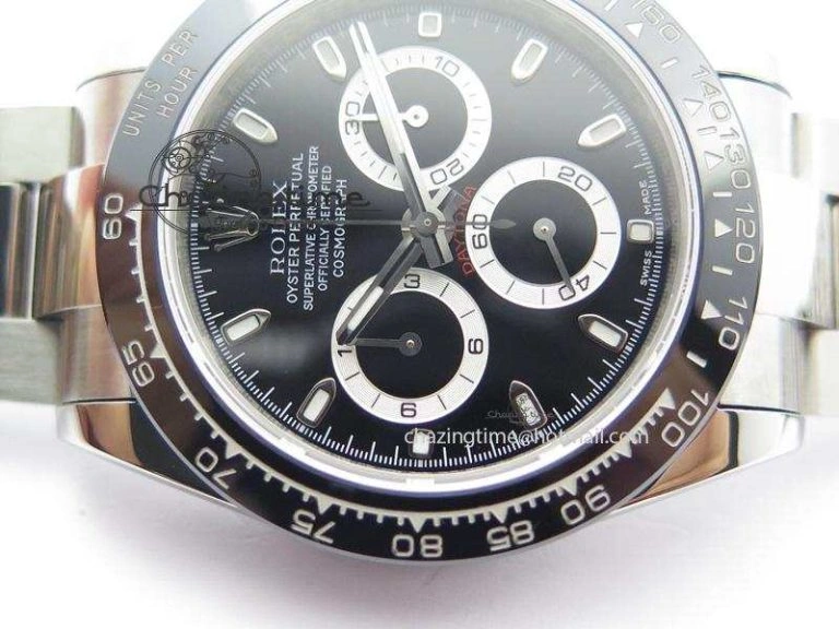Daytona 2016 Baselworld 116500 LN JF Best Edition Black Dial On SS Bracelet A7750