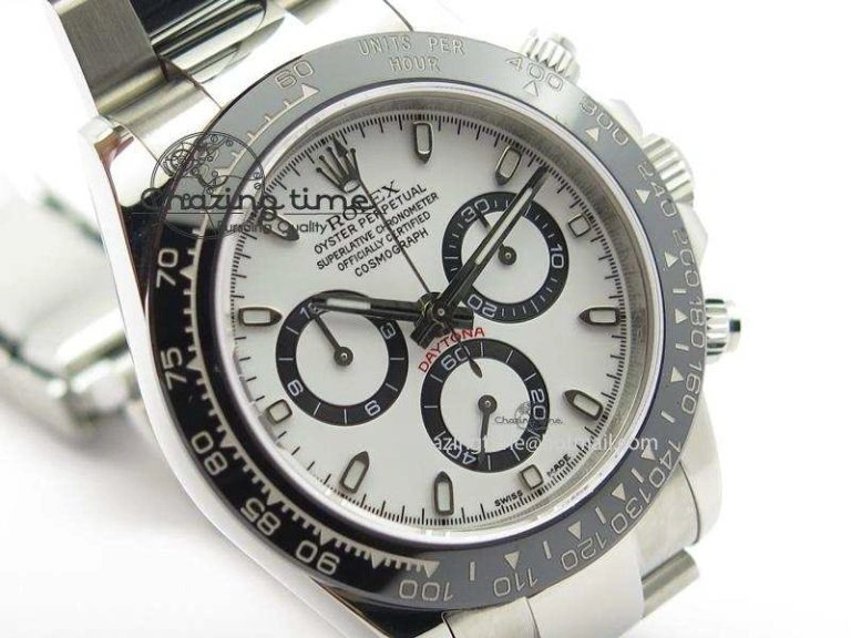 Daytona 2016 Baselworld 116500 LN JF Best Edition White Dial On SS Bracelet A7750