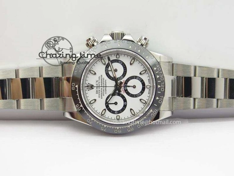 Daytona 2016 Baselworld 116500 LN JF Best Edition White Dial On SS Bracelet A7750