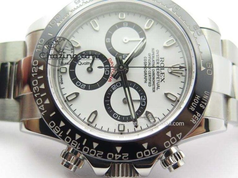 Daytona 2016 Baselworld 116500 LN JF Best Edition White Dial On SS Bracelet A7750