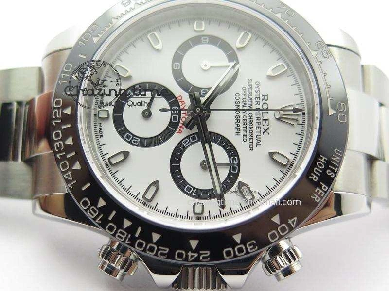 Daytona 2016 Baselworld 116500 LN JF Best Edition White Dial On SS Bracelet A7750