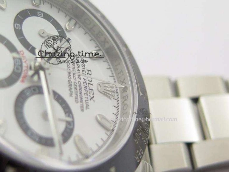 Daytona 2016 Baselworld 116500 LN JF Best Edition White Dial On SS Bracelet A7750