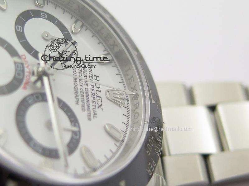 Daytona 2016 Baselworld 116500 LN JF Best Edition White Dial On SS Bracelet A7750