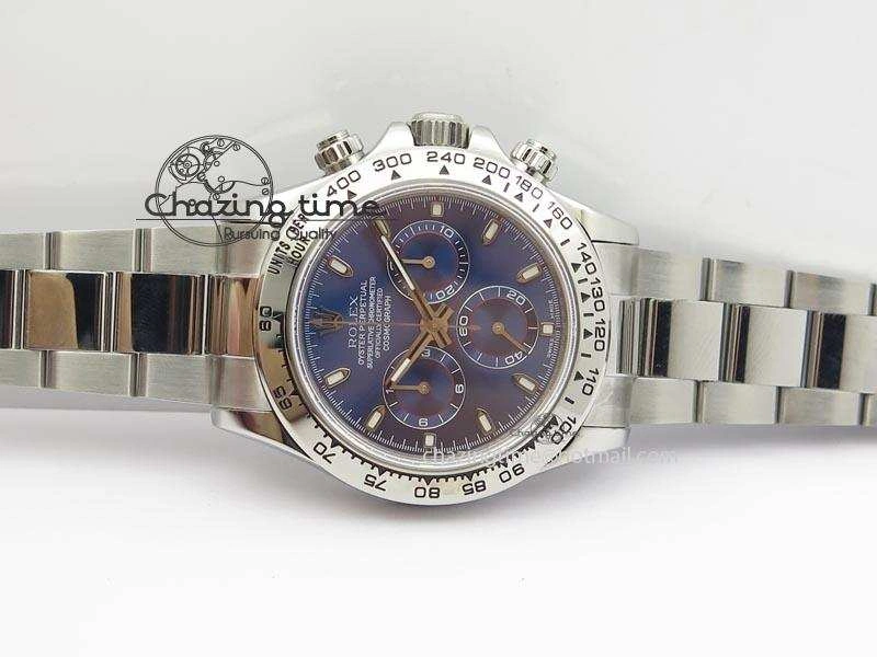 Daytona 2016 Baselworld 116509 JF Best Edition Blue Dial On SS Bracelet A23J (Same Thickness as Genuine)