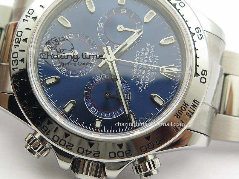 Daytona 2016 Baselworld 116509 JF Best Edition Blue Dial On SS Bracelet A23J (Same Thickness as Genuine)