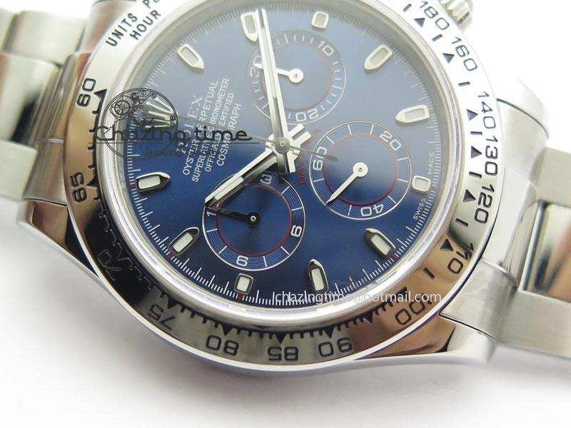 Daytona 2016 Baselworld 116509 JF Best Edition Blue Dial On SS Bracelet A23J (Same Thickness as Genuine)