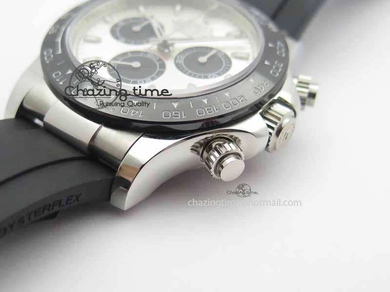 Daytona 2017 BP-Maker Best Edition Silver Dial On Rubber Strap A7750@6 (A4130)