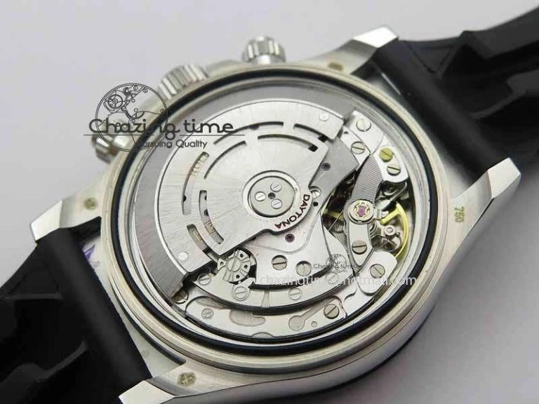 Daytona 2017 BP-Maker Best Edition Silver Dial On Rubber Strap A7750@6 (A4130)
