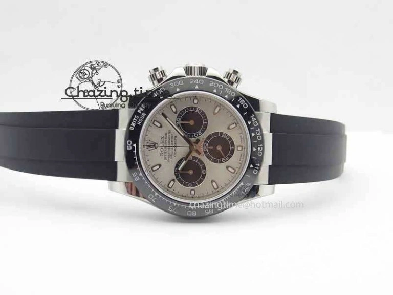 Daytona 2017 BP-Maker Best Edition Silver Dial On Rubber Strap A7750@6