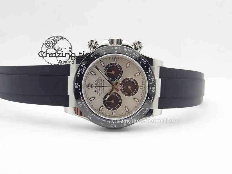 Daytona 2017 BP-Maker Best Edition Silver Dial On Rubber Strap A7750@6