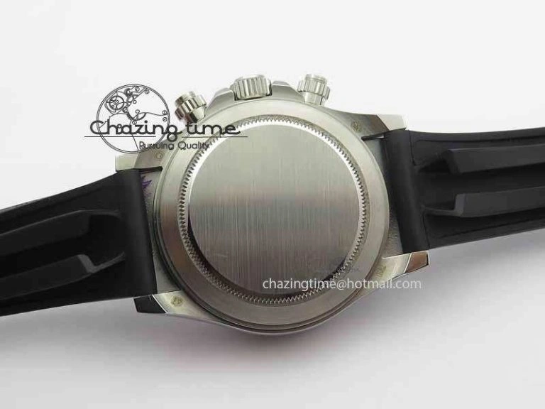 Daytona 2017 BP-Maker Best Edition Silver Dial On Rubber Strap A7750@6