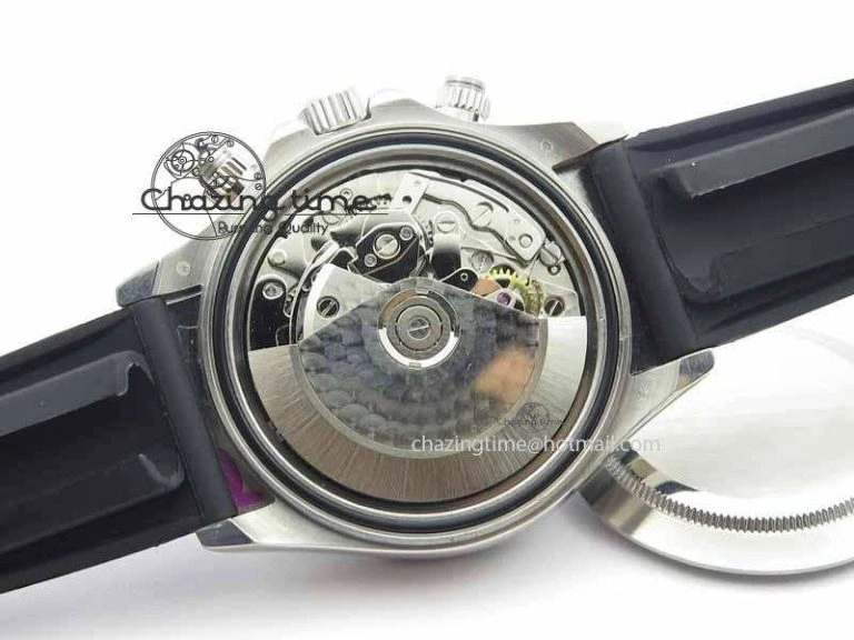 Daytona 2017 BP-Maker Best Edition Silver Dial On Rubber Strap A7750@6