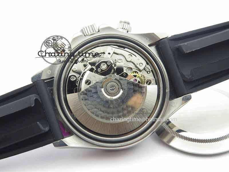 Daytona 2017 BP-Maker Best Edition Silver Dial On Rubber Strap A7750@6