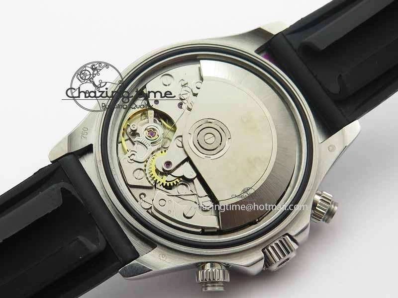 Daytona 2017 BP-Maker Best Edition Silver Dial On Rubber Strap A7750@6