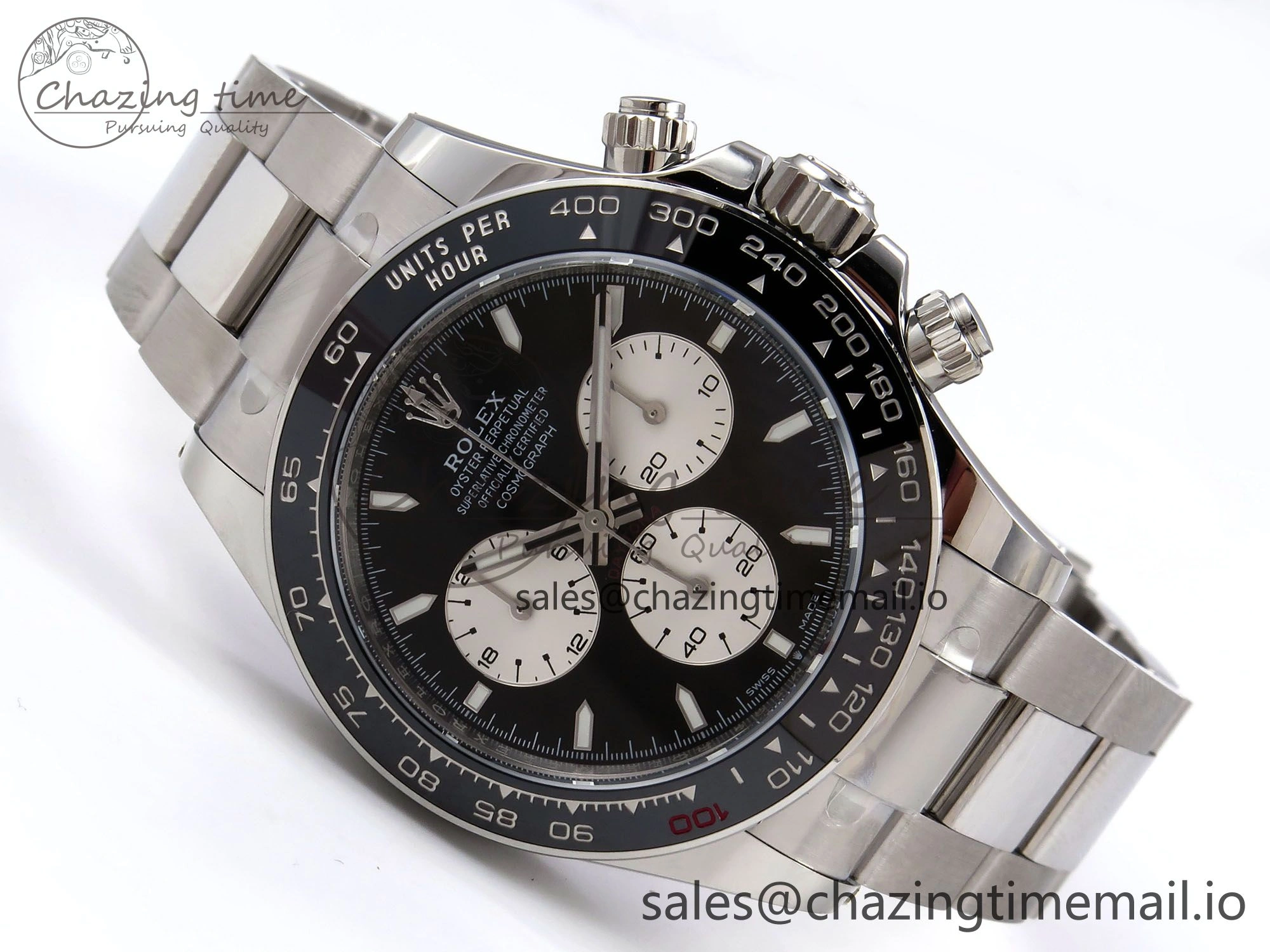 Daytona 2023 126529 Le Mans APSF 1:1 Best Edition Black Dial On 904L SS Case and Bracelet SH4132