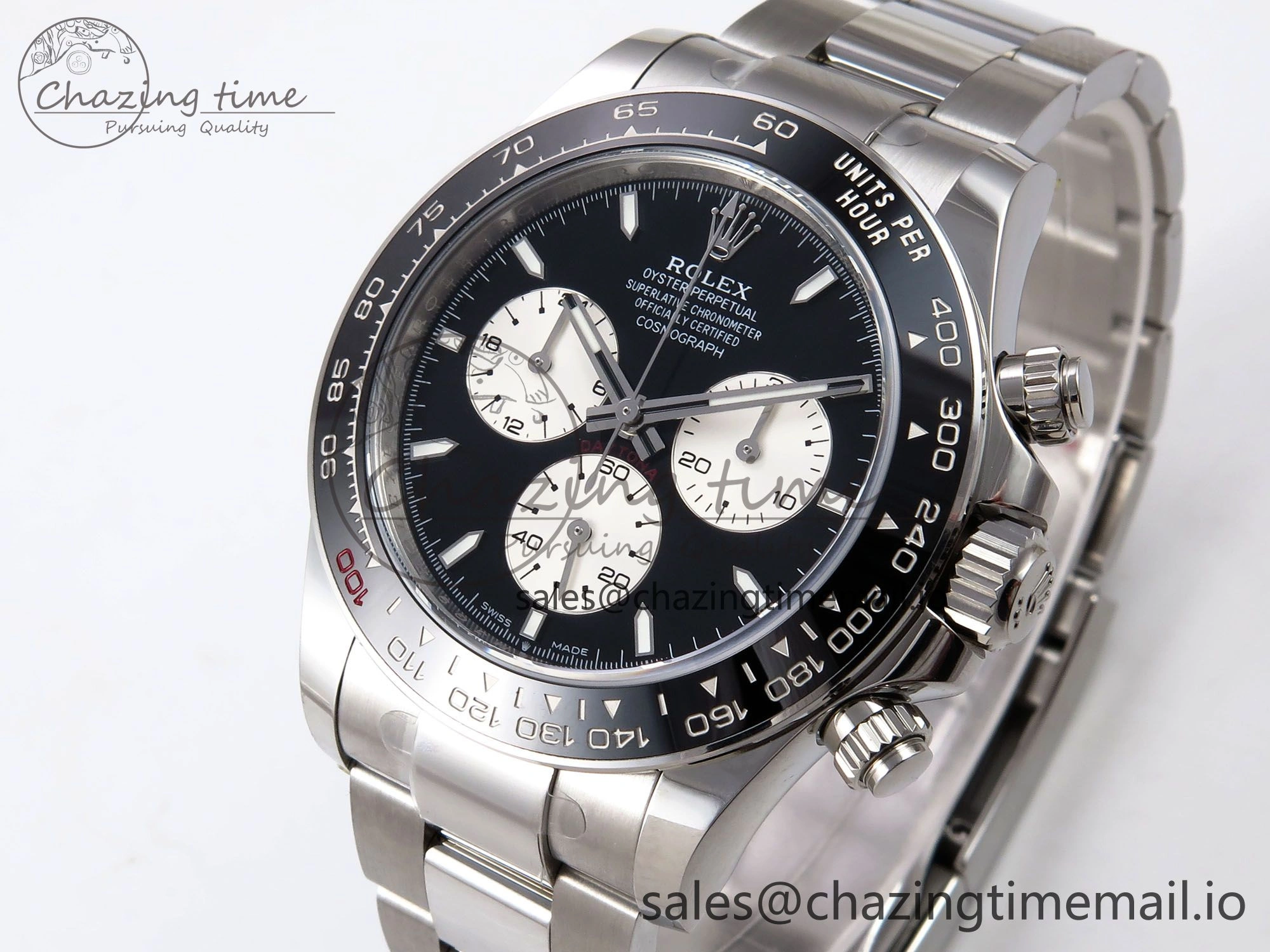 Daytona 2023 126529 Le Mans APSF 1:1 Best Edition Black Dial On 904L SS Case and Bracelet SH4132