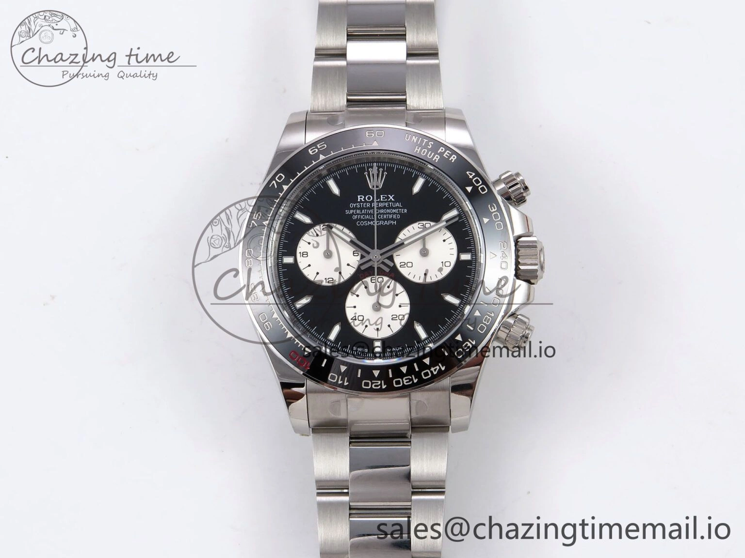 Daytona 2023 126529 Le Mans APSF 1:1 Best Edition Black Dial On 904L SS Case and Bracelet SH4132