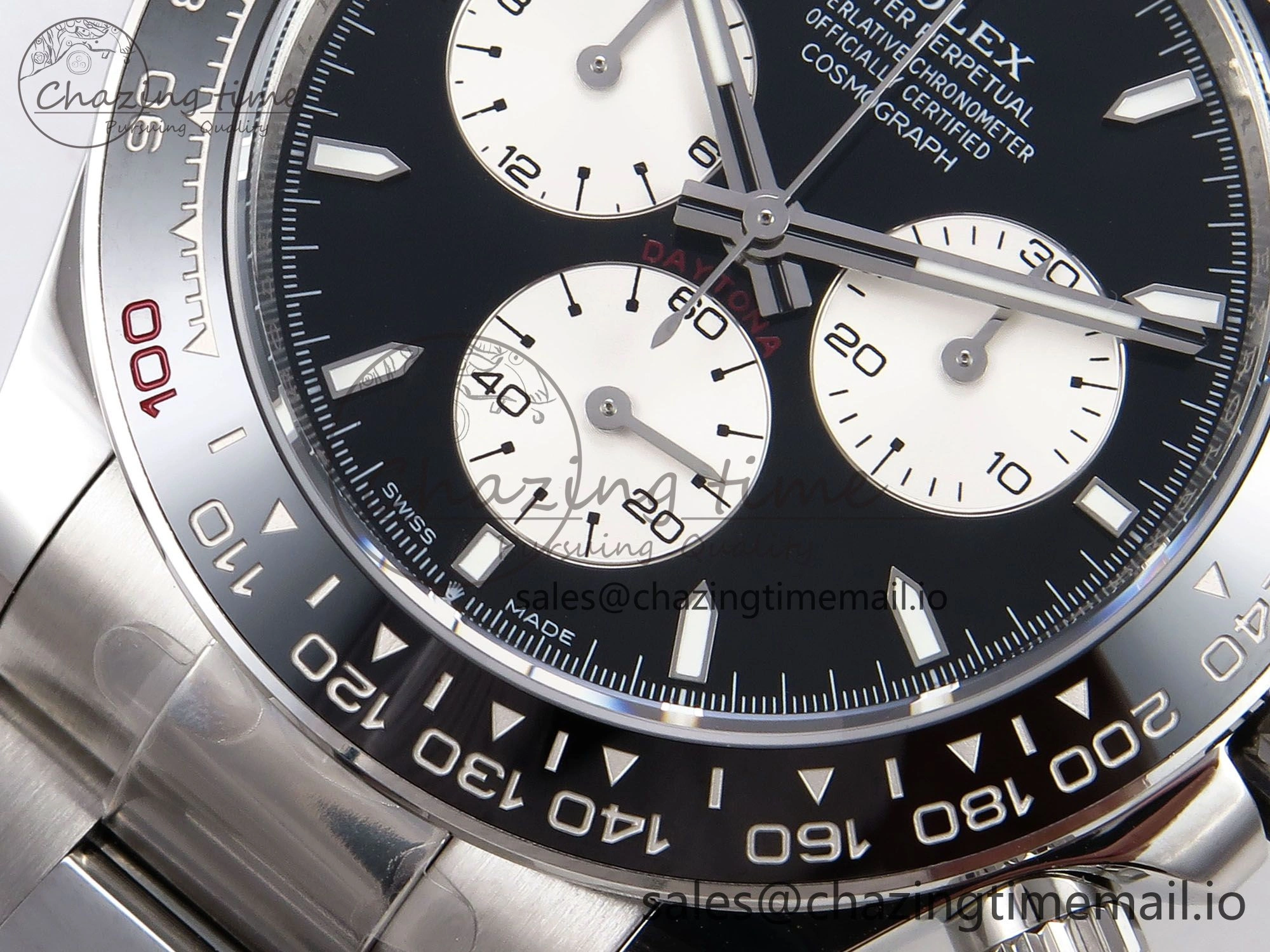 Daytona 2023 126529 Le Mans APSF 1:1 Best Edition Black Dial On 904L SS Case and Bracelet SH4132