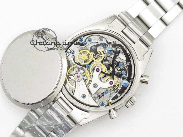 Daytona 6263 Paul Newman Hand Wind Movement SS Venus 75 White Dial