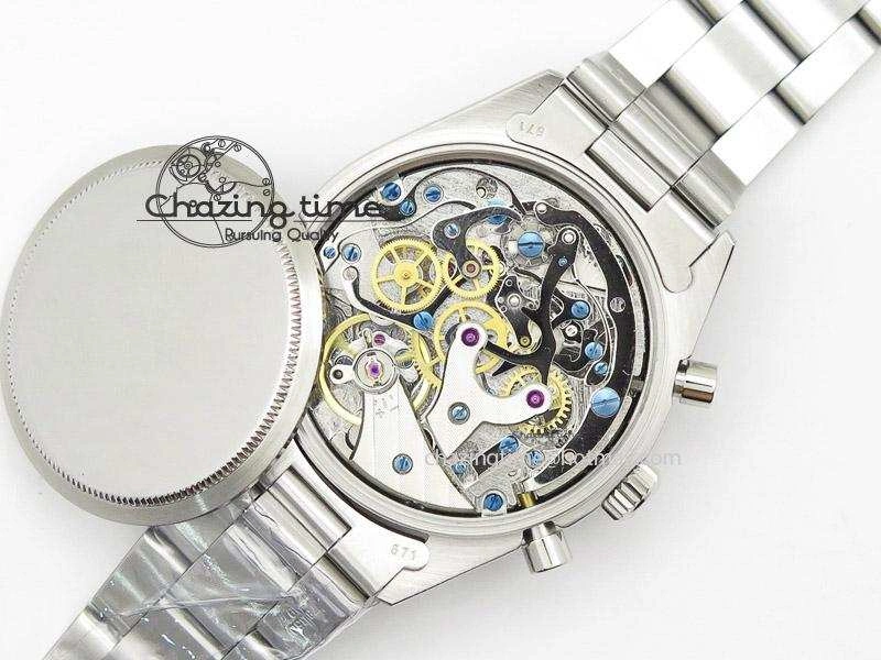 Daytona 6263 Paul Newman Hand Wind Movement SS Venus 75 White Dial