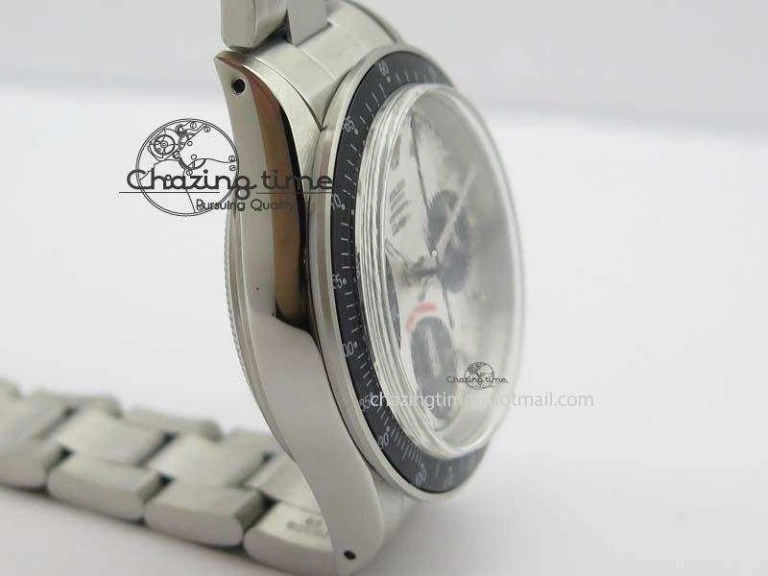 Daytona 6263 SS White Black Dial Black Tachymeter Bezel On SS Bracelet Venus75