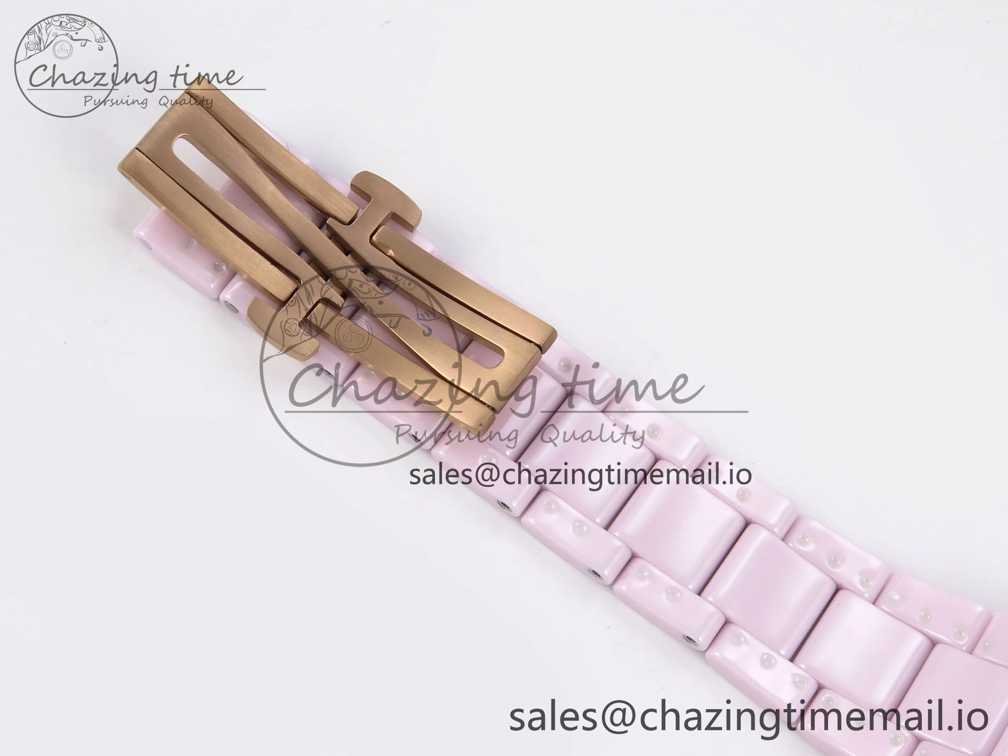 Daytona AET Pink Ceramic Case and Bracelet Pink Dial N6F Best Edition SA4130