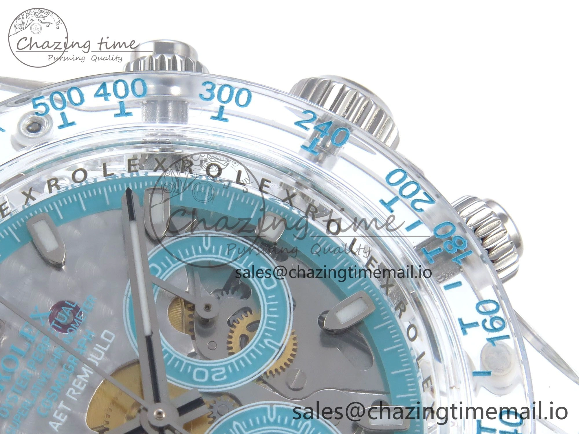 Daytona AET Remould N6F 1:1 Best Edition Blue Dial on Rubber Strap SA4130